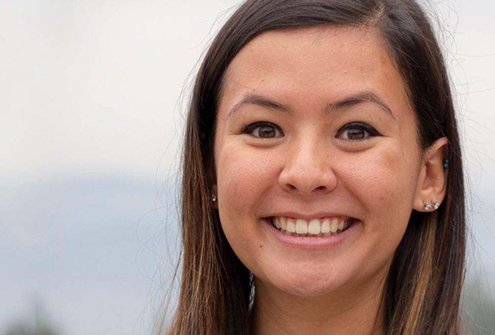 MSc student Emily Giroux