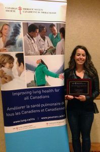 UBC graduate wins prestigious national respiratory research award